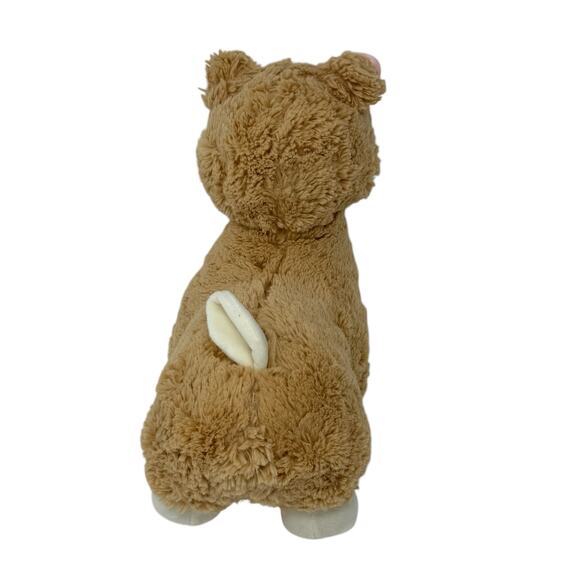 Lambs And Ivy Alpaca Taupe Faux Fur Plush Stuffed Animal Toy Soft And Cuddly - Picture 5 of 10
